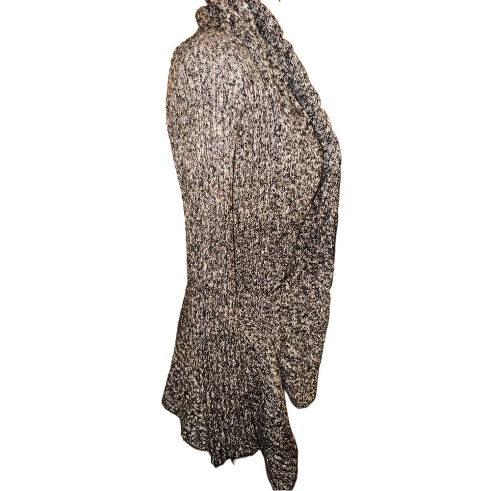 Open Front Heather Soft Knit Sweater - Picture 4 of 15